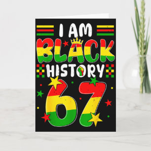 Carte Je suis le Mois de l'Histoire des Noirs 67 Six Sep