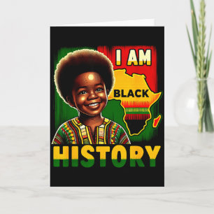 Carte Je suis le mois de l'histoire des Noirs, fierté de