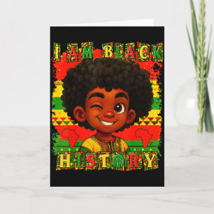 Carte Je suis le Mois de l'histoire des Noirs Fierté noi