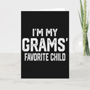 Carte Je suis l'enfant préféré de mes grands-parents, dr