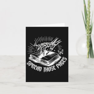 Carte Je suis mieux penché sur un livre Fière lectrice d
