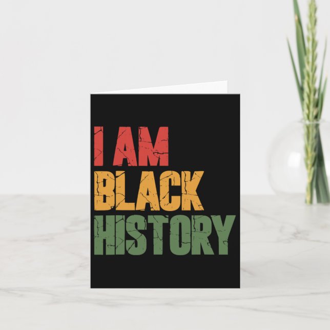 Carte Je suis Noir Histoire 1 (Devant)