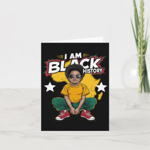 Carte Je Suis Noir Histoire Black King Sungles Enfants