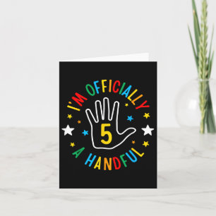 Carte Je suis officiellement un petit paquet drôle 5ème 
