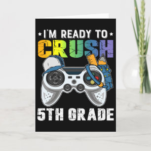 Carte Je suis prêt à écraser 5e année jeu vidéo Ck To Sc