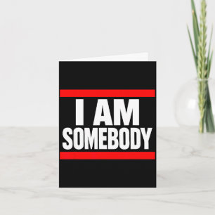 Carte Je suis quelqu'un affirmation positive rétro 