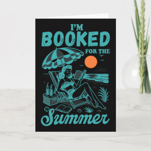 Carte Je suis réservé pour le voyage de plage Summer Vib