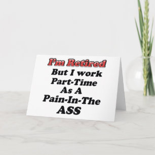Carte Je suis retraité