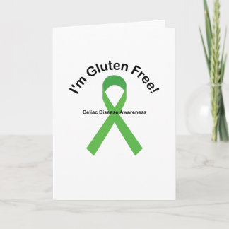 Carte Je suis sans gluten Conscience de la maladie coeli