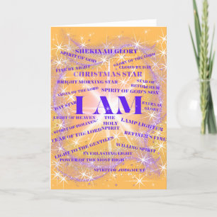 Carte Je suis Shekinah Glory Grey Card