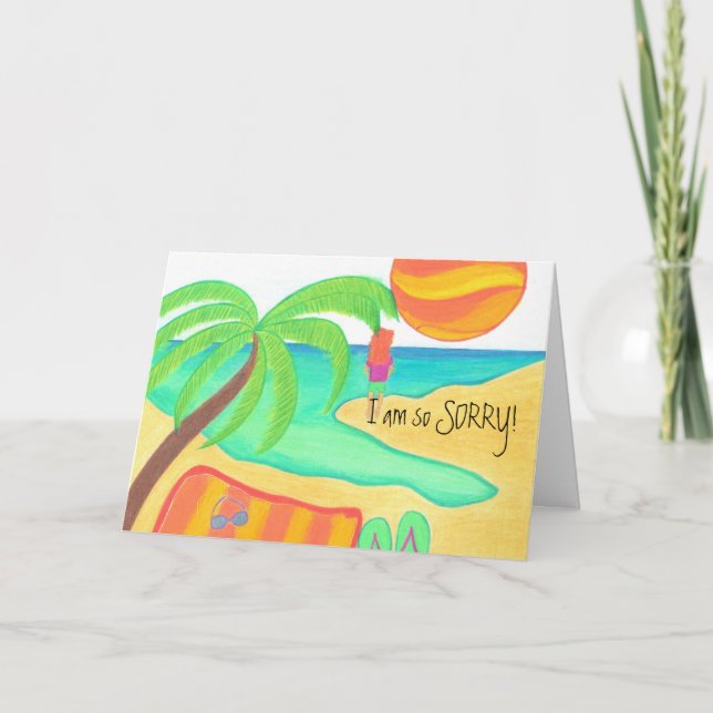 Carte Je suis si DÉSOLÉ ! (Devant)