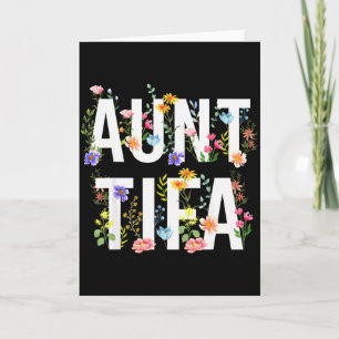 Carte Je suis Tante Tifa T-Shirt Tante Tifa Drôle Tante 