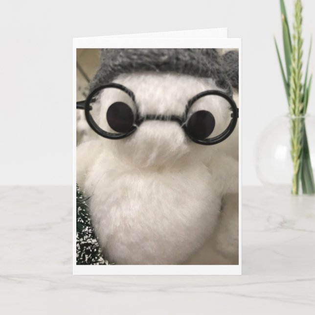 CARTE JE SUIS *TRÈS NOSY* J'AI UNE NOËL TRÈS JOLIE (Devant)