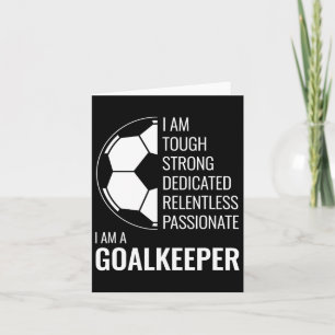 Carte Je Suis Un Gardien - Football Soccer Goalie