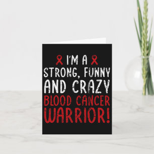 Carte Je suis un guerrier du cancer du sang ! Sensibilis