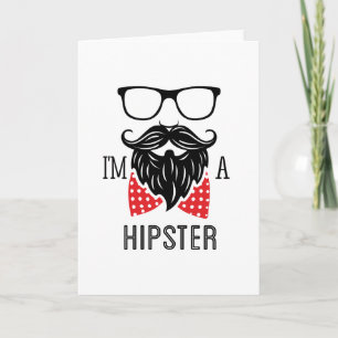 Carte Je suis un Hipster
