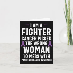 Carte Je Suis Un Lutte Pancréatique Cancer Sensibilisati