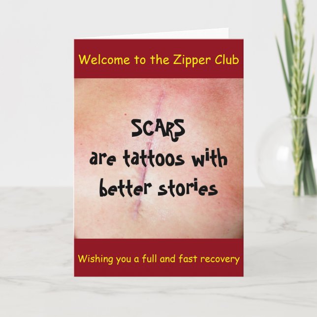 Carte Je suis un membre authentique du Zipper Club (Devant)