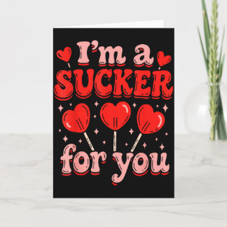 Carte Je suis un pigeon pour vous Candy Heart Love Happy