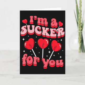 Carte Je suis un pigeon pour vous Candy Heart Love Happy