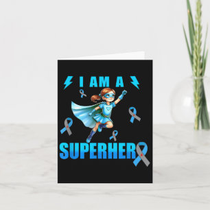 Carte Je Suis Un Superhero Type 1 Diabète Sensibilisatio