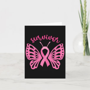 Carte Je suis Un Survivant Dragonfly Cancer du sein Sens