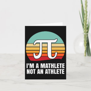 Carte Je suis une Mathlete Joyeuse Journée Pi