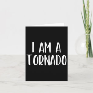 Carte Je suis une tornade Halloween Je suis simple costu