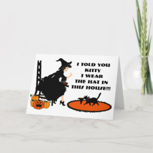 Carte "Je T'Ai Dit Kitty"
