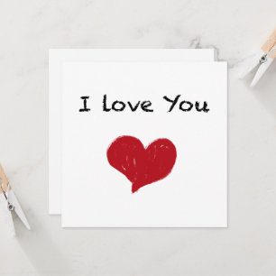 Carte "Je t'aime"