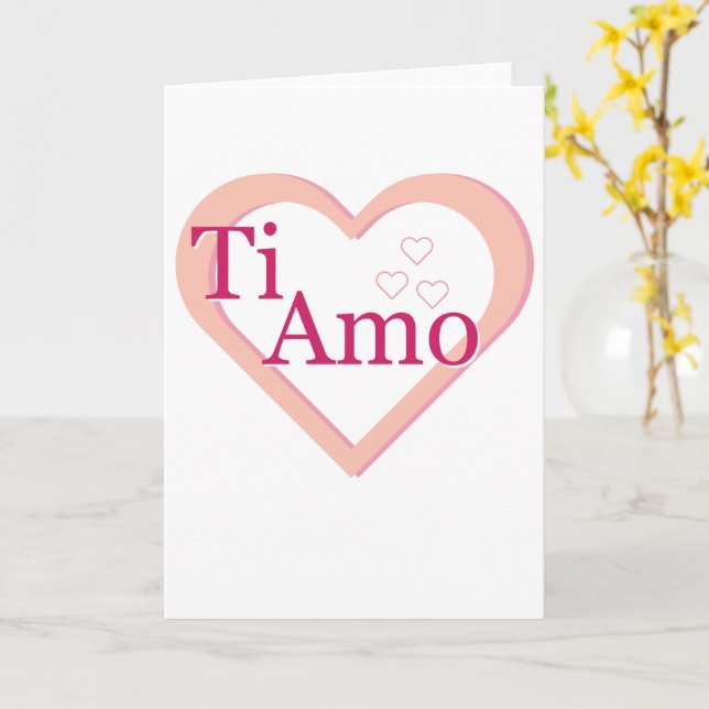 Carte Je t'aime (Fleur jaune)