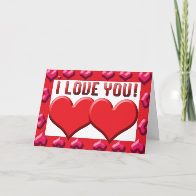 Carte Je t'aime ! (Devant)
