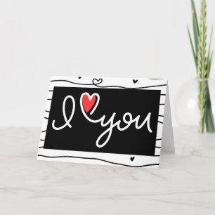 Carte Je t'aime