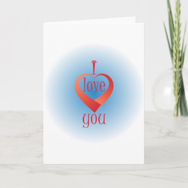Carte Je t'aime (Devant)
