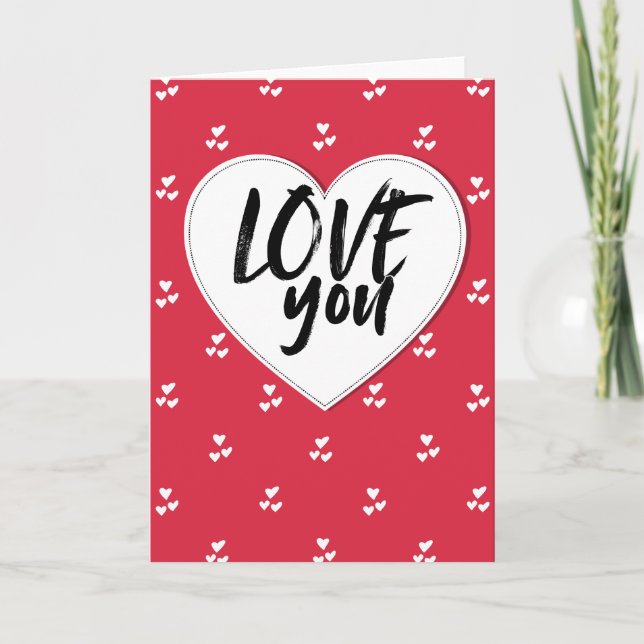 Carte Je t'aime (Devant)