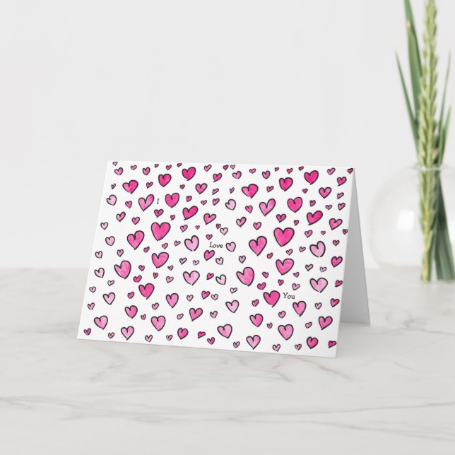 Carte Je T'Aime (Devant)