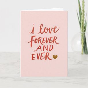 Carte Je T'Aime À Tout Jamais