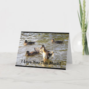 Carte Je t'aime autant pour la fête des pères