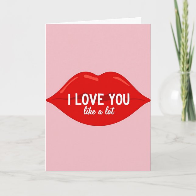 Carte Je T'Aime Beaucoup (Devant)