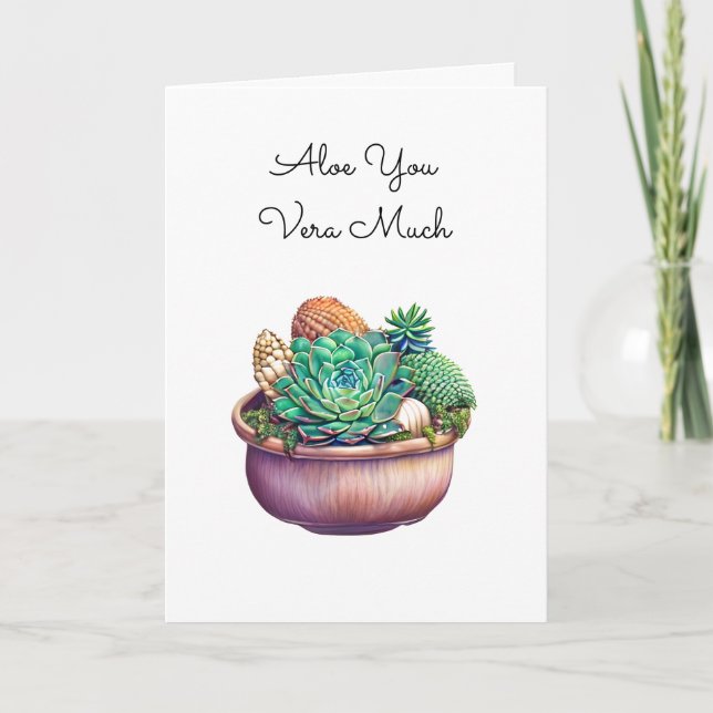 Carte Je T'Aime Beaucoup | HEUREUSE SAINTE-VALENTIN (Devant)
