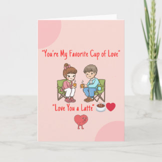 Carte Je t'aime beaucoup – Voiture mignonne pour la Sain