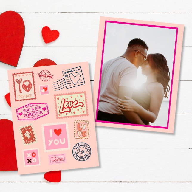 Carte Je t'aime Express Mail Timps Saint-Valentin (Créateur téléchargé)