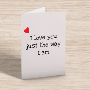 Carte Je t'aime Funny Saint Valentin Anniversaire