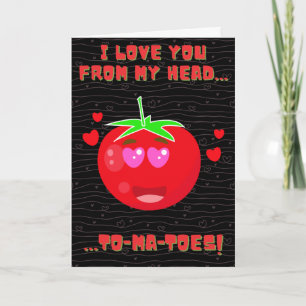 Carte Je t'aime Funny Valentine