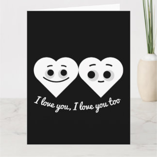 CARTE JE T'AIME, JE T'AIME AUSSI