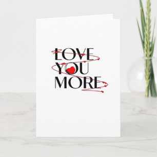 Carte Je t'aime Je t'aime plus dans un style joyeux et s