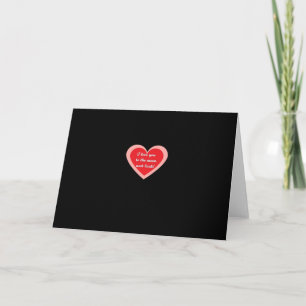 Carte Je t'aime jusqu'à la lune et retour Design sincère