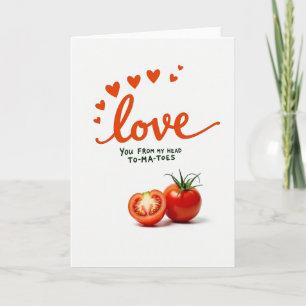 Carte Je T'aime Jusqu'aux Tomates