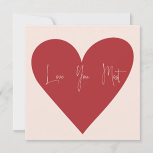 Carte "Je t'aime le plus"