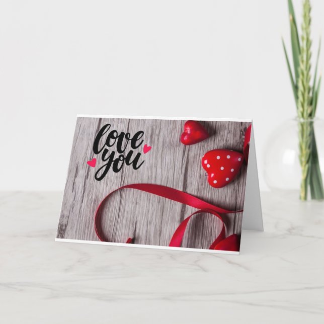 CARTE ****JE T'AIME MA VALENTINE**** (Devant)